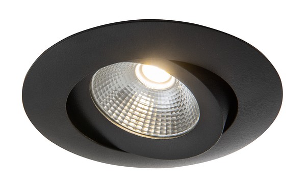 Compact Tilt IP44 7W 840 36D DIM BK Airam Pro