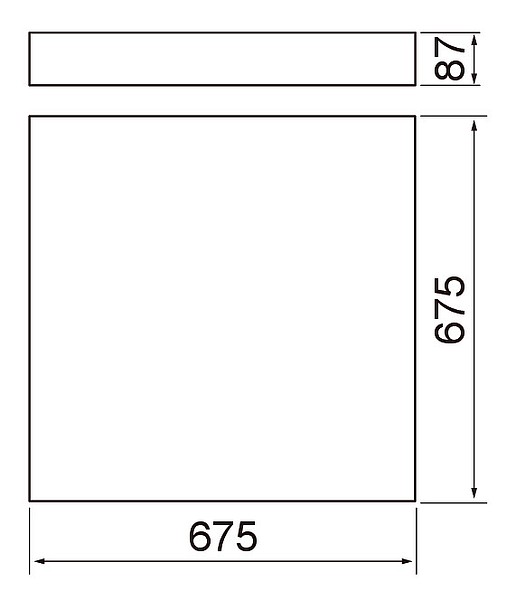 Frame 600x600/78 mm