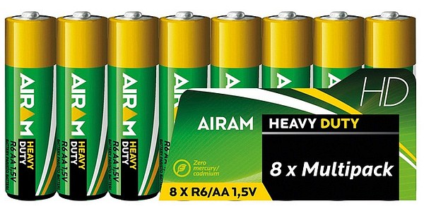 Heavy duty r14 c 1,5v 6/kelmu