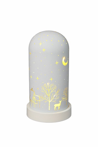 Selia glass dome white