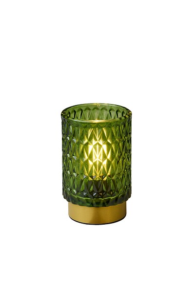 Serafia glass lantern green