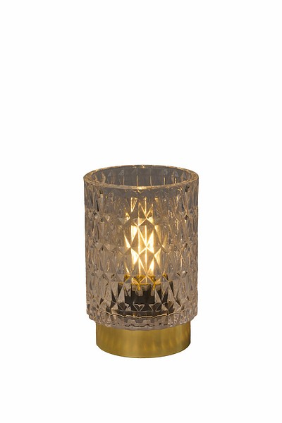 Serafia glass lantern clear