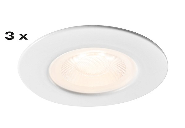 Fio fix ip44 6w/930 dim wh 3-set