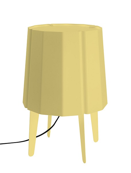 Airam laune desk lamp e27 yellow